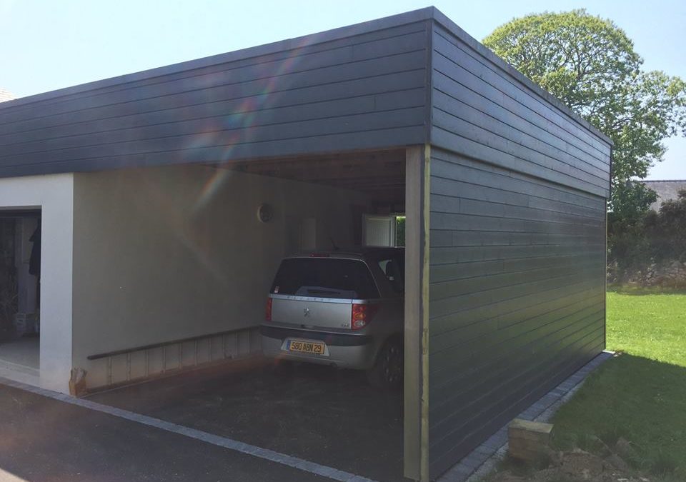 Carport en Bardage Clinexel