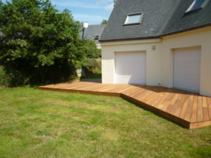 Terrasse Garapa, Chantier sur Brest