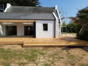 Terrasse Robinier, Chantier sur Plouguerneau (2)