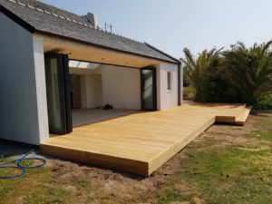 Terrasse Robinier, Chantier sur Plouguerneau (2)